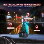 Display HUD Head-Up per auto, display LCD portatile OBD2 ad alta definizione, sistema di allarme con misuratore digitale intelligente, tachimetro, chilometraggio, temperatura dell'acqua, manometri turbo.