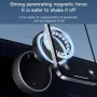 Vacuum Suction Magnetic Phone Holder 360 Degree Rotation Handsfree Magnetic Foldable Phone Mount for Car/Smooth Surface