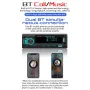 1Din Car Stereo Bluetooth MP3 Player FM Receiver High Power 4 x 60W AUX USB TF Card Hands Free Calling LCD Screen EQ Sound Effects