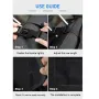 Auto kofferbak organizer Oxford stoffen rugleuning opbergtas Multifunctionele net ophangtas Autostoel rugleuning opbergtas organizer met 9 vakken Oxford waterdichte multi-pocket