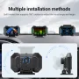 P25 Auto HUD Head-up Display LCD OBD Multifunctionele hellingmeter Geeft de snelheid van de auto, watertemperatuur en brandstofverbruik weer