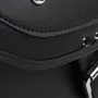 Motorcycle PU Leather Luggage Saddlebags Black For Sportster XL883 1200