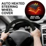 Heated Steering Wheel Protective Cover Universal Car Fast Hand Warmer Car Steering Wheel Heater Auto Parts Hand Warmer
