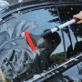 Car Snow Shovel Aluminum Alloy Telescopic Snow Removal Shovel Multifunctional Glass Snow Shovel Cleaning Scraper Snow Brush