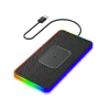 Car Wireless Charger with Atmosphere Lighting Wireless Phone Charger Fast Charging Station for 15 14 13 Pro Max