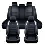 5 Seats Universal Car Seat Covers Deluxe PU Leather Seat Cushion Full Set Cover