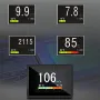 Car HUD Head-Up Display Obd Speed Fuel Consumption Water Temperature Voltage Overspeed Alarm HD Head-Up Display