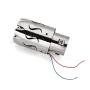 63mm Luminous Modified Car Exhaust Pipe Stainless Steel Exhaust Tail Tip Tail Throat With High Temperature Resistant with Colorful LED Lights