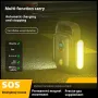 Portable Car Tire Inflator Pump 150PSI Digital Tyre Inflator Air Compressor Auto Stop Preset Pressure LCD Display Air Inflator Pump with SOS LED Light Tyre Pressure Gauge
