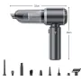 Suitu 16000Pa Cordless Car Vacuum Cleaner 3 Speed Adjustable Brushless With Power Display Brushless Strong Power Display Handheld Blowing Suction Home Car Dual-Purpose