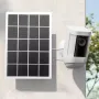 10W Solar Panel Charger Waterproof Solar Panel for Ring Camera 360° Adjustable Wall Mount for Ring Stick Up Cam/Spotlight Cam