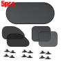Car Window Sunshade Cover Sun UV Protection Auto Front Rear Black Window Curtain Side Glass Mesh Sunshades
