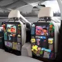 Multi-functional Car Seat Back Storage Bag Car Seat Organizer Multi-Pocket Storage Bag with Tablet Holder Protector for Kids