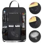 Multi-functional Car Seat Back Storage Bag Car Seat Organizer Multi-Pocket Storage Bag with Tablet Holder Protector for Kids