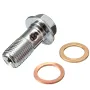 10mm M10x1.00 クロームバンジョーボルト ブレーキキャリパー マスターシリンダーフィッティング
