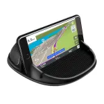 Silicone Car Phone Holder Mount Car Pad Mat for Various Dashboards Slip Free Desk Phone Stand for iPhone/Samsung Android Smartphones GPS Devices