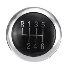  6 Speed Gear Shift Knob Cap Chrome Badge Emblem Trim For VW Passat B6 B7 CC
