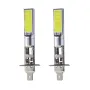 H1/H3 Pair Car LED Fog Lights 10W Front Fog Lights COB Chip Fog 6000K LED Headlight Light Bulb Super White for Fog Driving Light Daytime Running Light