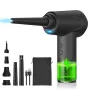 Electric Cordless Dust Blower Portable Multi-Function 3 Gear Handheld Vacuum Cleaner 2 In 1 Suction And Blowing Dust Blower