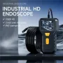 2m/5m/10m Handheld Car Detector Industrial Endoscope Camera 8mm Probe 2 Inch HD Screen 1920 x 1080P Pipeline Waterproof Portable
