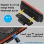 Car Bluetooth Speaker for Cell Phone Portable Bluetooth Handsfree Kit Wireless in Car Speakerphone Music Player with Visor Clip Supports Siri Google Assistant TF Card Playback