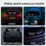 Universal Car Devil's Eye Decorative Light USB 5V Eye Decorative Light With 11 Modes Big Eyes Decorative LED Lamp