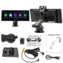 10.26 Inch Liftable Camera Car bluetooth MP5 Player AHD Portable Screen Car Central Control Driving Recorder Wireless Carplay Mirrorlink