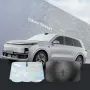 Chameleon Foldable Car Front Windshield Sunshade Umbrella UV-Reflective Laser Car Sunshade Cover Colorful Heat Insulation Silver Gel Windscreen Car Sunscreen with 360° Rotatable Handle