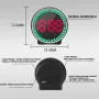 Car Speedometer Head-Up Display 7 Color Lights GPS Dashboard Monitor Overspeed Warning Large Fonts Plug and Play Universal