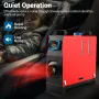 Chauffage de stationnement à air diesel rouge 12 V pour voiture, personnalisé uniquement, à sens unique