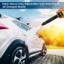 High Pressure Spray Guns Garden Hose Nozzle Sprinkler Tool Gun Foam Washing Throwing Hose Spray Water Foam Watering
