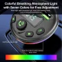 Car Bluetooth 5.0 FM Transmitter MP3 Modulator Player Handsfree Audio Receiver With 3 in 1 Charge Cable for IPhone Huawei Xiaomi