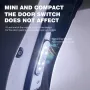 LED Car Door Welcome Light Multicolor Flash Cordlessd Atmosphere Warning Light Anti-collision Rear-end Light
