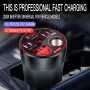 12V 24V to 220V Power Inverter with Multi-function Car Socket Charger Fast Charging for Mobile Phones Car Inverter Charger Power Converter QC3.0 USB Fast Charging