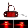 Red/White/ Amber/ 12-24V 4LED Truck Side Marker Lights Trailer Clearance Tractor Van Side Lamp