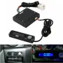 Car LED Display Turbo Timer Flameout Reducer Delay HUD Device Turbo Flameout Delay Device Turbo Timer Red Blue White Light Universal Auto Accessiores