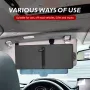 Car Sunshade Extender Polarized Sun Visor for Car Interior Sun Protection Extender Anti-Glare Visor for Left Hand Drive Driver's Seat