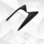 For Tesla Model 3/Y Car Fender Camera Covers Carbon Fiber Side Protective 2PCS