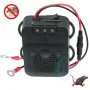 12V Car Electronic Rodent Repellent Ultrasonic Anti-Rat Mouse Repeller for Cars Non-Toxic Keep Rodents Marten Animal Away Car Electronic Mouse Repeller