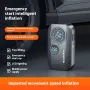 Avviatore di emergenza per auto da 8000 mAh e compressore d'aria, tutto in uno, con illuminazione di emergenza a LED, corrente di picco di 1200 A