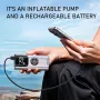 Máy bơm lốp xe hơi BUWEI Máy nén khí di động cho xe hơi Máy bơm lốp xe hơi có màn hình LCD Máy bơm hơi tự động cho xe máy xe đạp thuyền