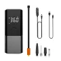 Portable Car Air Pump Mini Electric Tire Inflator Handheld Tire Pressure Gauge Digital Display Car Charger Cordless Car Tire Inflator Electric Air Pump