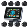 Car Reverse Parking Radar With 8 Parking Sensors Electronics Rear Automatic Detector Reverse Assist Kit Buzzer Car Reversing Radar Does Not Falsely Report Voice Buzzer Horn Alarm Front And Rear Parking