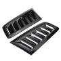 Ventilação de capô estilo RS universal preto brilhante para Ford Focus MK2
