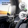 UGREEN Car Phone Holder Vent Phone Mount Air Vent Clip Cell Phone Holder Compatible with iPhone 16 15 14 13 12 Pro Max Mini PlusiPhone 11 SE XS XR 8 7 6 6S Smartphone