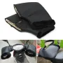Motorcycle Handlebar Winter Warm Muffs Protective Gloves Waterproof Black