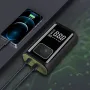 Cordless Car Air Pump Digital Display Portable Air Pump Electric Air Pump Car Tire Pressure Bicycle Inflator with LED Emergency Light