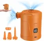 5200mAh Electric Air Pump Rechargeable Air Pump With Digital Display Screen Portable Mini Air Pump Quick Inflate Deflate for Pool Inflatables Bed Mattresses