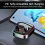 Car FM Transmitter PD Type C Dual USB Ambient Player MP3 Charger Bluetooth 5.3 Wireless Light Handsfree PD QC3.0