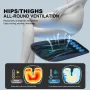 Car Seat Ice Silk Cooling Pad Car Seat Cushion Summer Cooling Ventilation Seat Pad with USB Fan Breathable Cooling Home Use